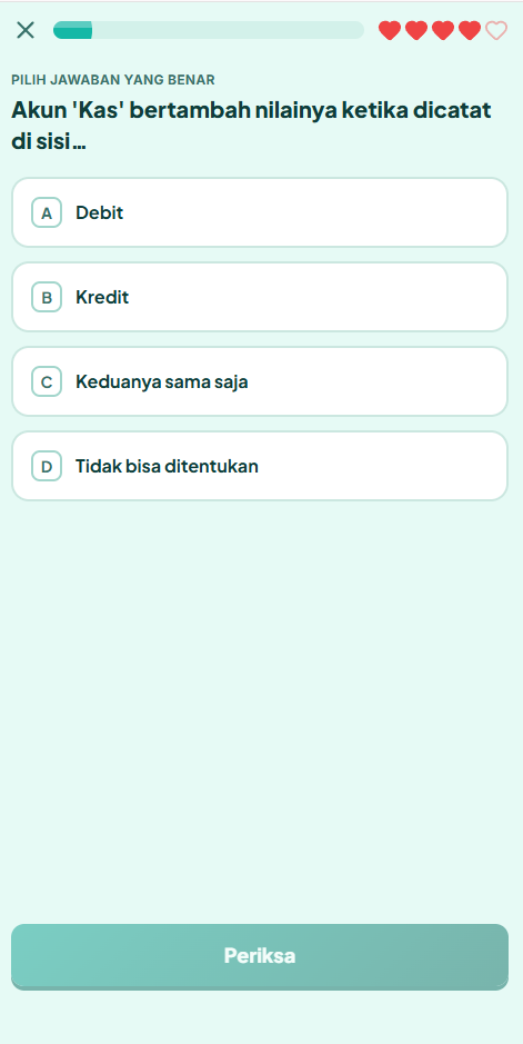 Screenshot: soal interaktif